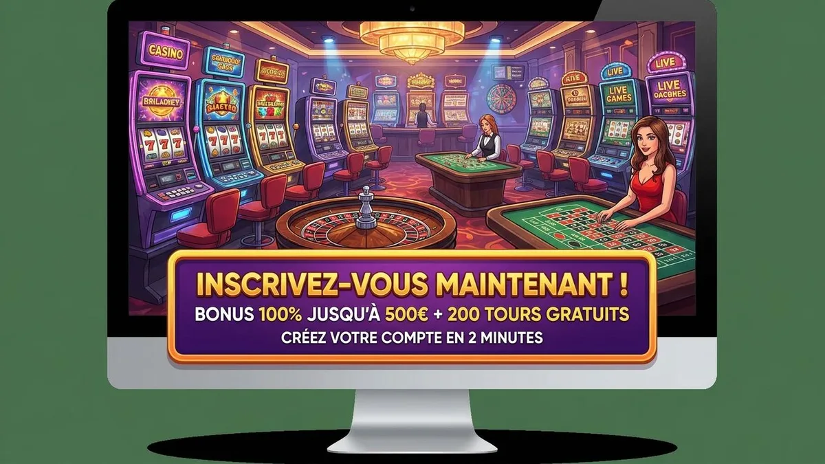 Inscription avec bonus